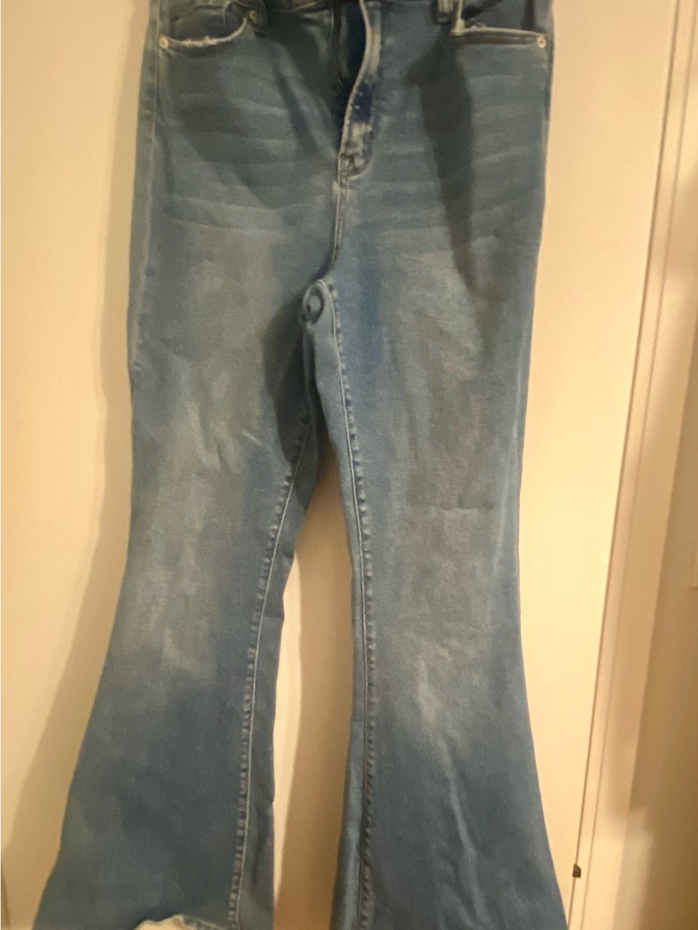 Zenana Outfitters Light Blue Flared Jeans